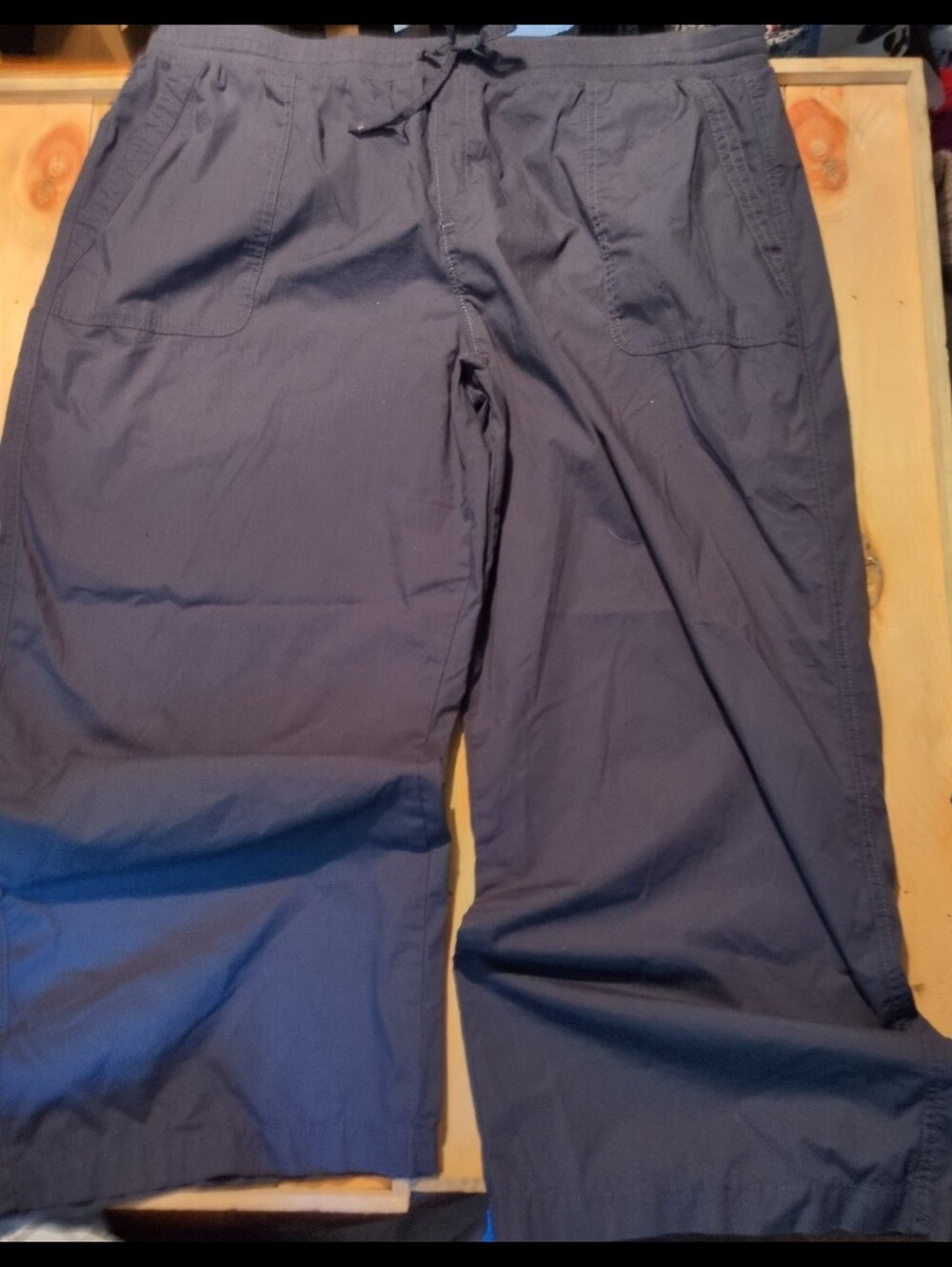 Pact wide leg crop pants